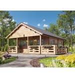 Casa de madera ASTI, 64 m2 - 44mm by EuroCasetas — image 2