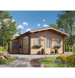 Casa de madera DANI 6X8, 48 m2, 44mm by EuroCasetas — image 2