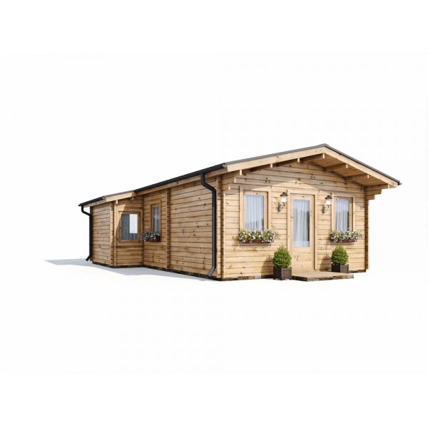 Casa de madera DANI 6X8, 48 m2, 44mm by EuroCasetas — image 3