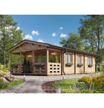 Casa de madera LUGO, 52 m2 - 44mm by EuroCasetas — image 2