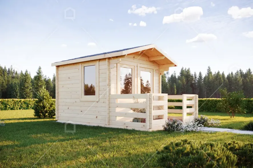 Mini casa de madera Balaton de Maestro Casas — imagen 2