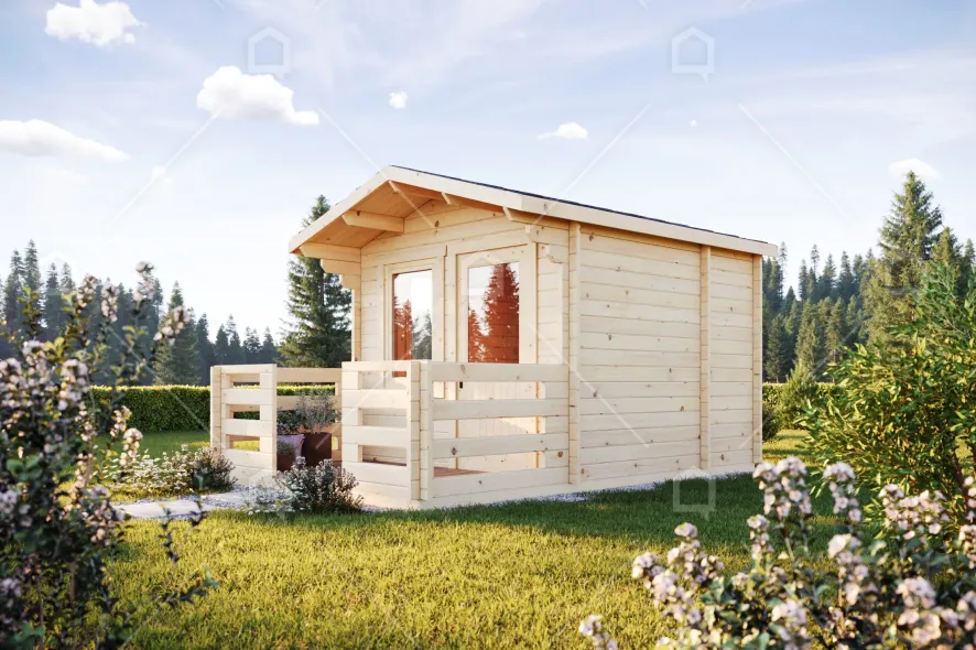 Mini casa de madera Balaton de Maestro Casas — imagen 3