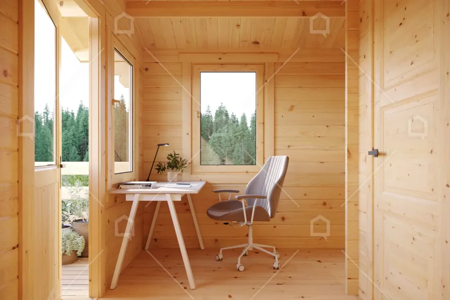 Mini casa de madera Balaton de Maestro Casas — imagen 4
