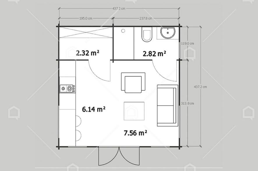 Mini casa de madera Escur by Maestro Casas — image 6
