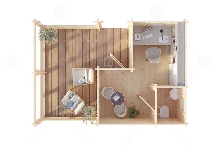 Mini casa de madera Ladoga by Maestro Casas — image 5