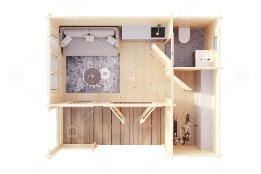 Mini casa de madera Sanabria by Maestro Casas — image 5