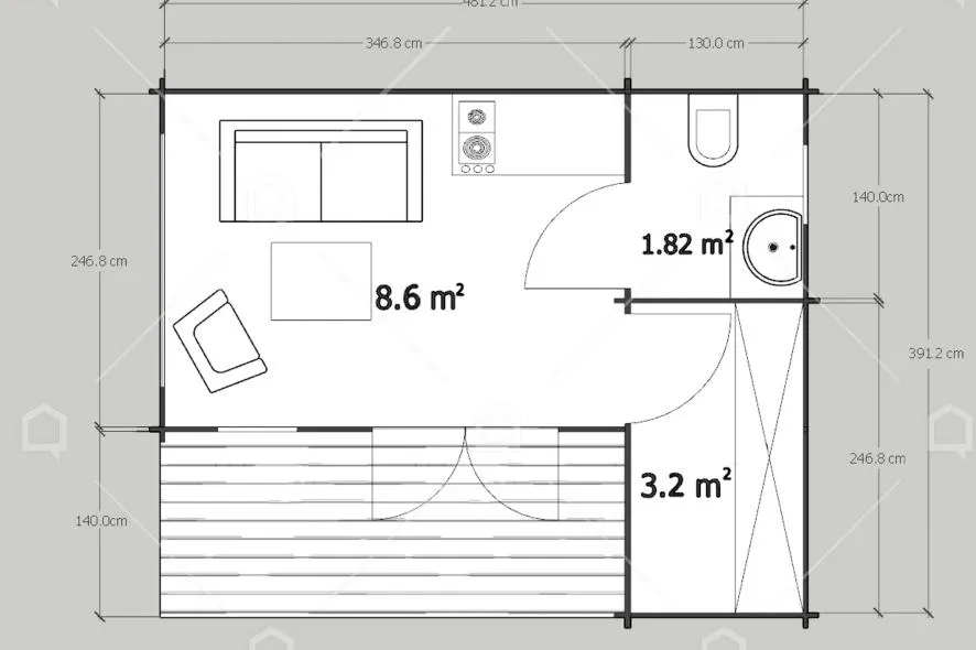 Mini casa de madera Sanabria by Maestro Casas — image 6