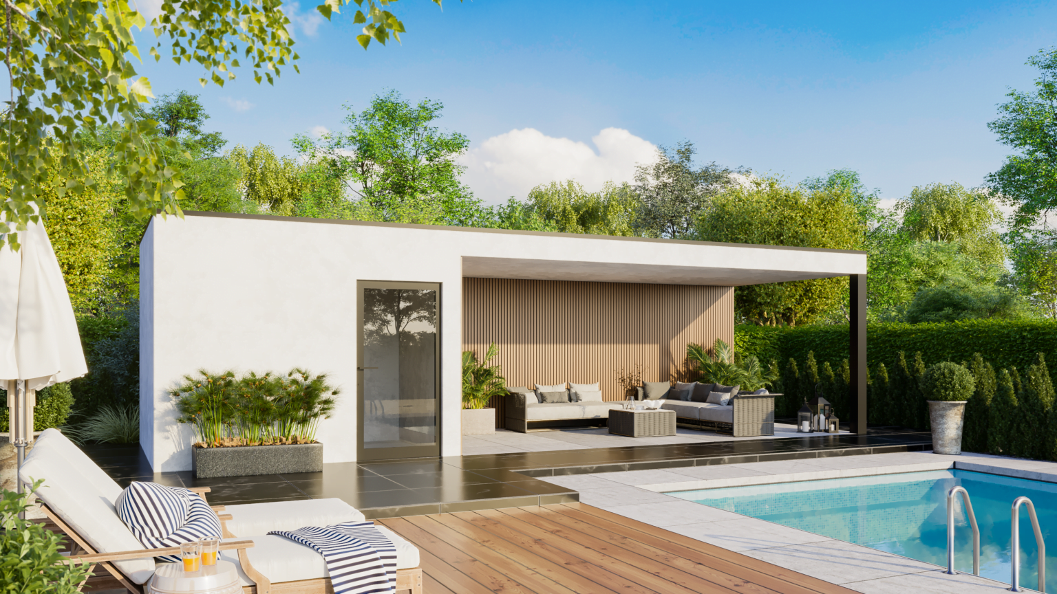 Prefab Poolhouse by Modulehome — image 1