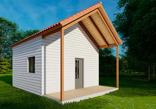 Casa prefabricada standar 56m2 by Nebreda Modula — image 2