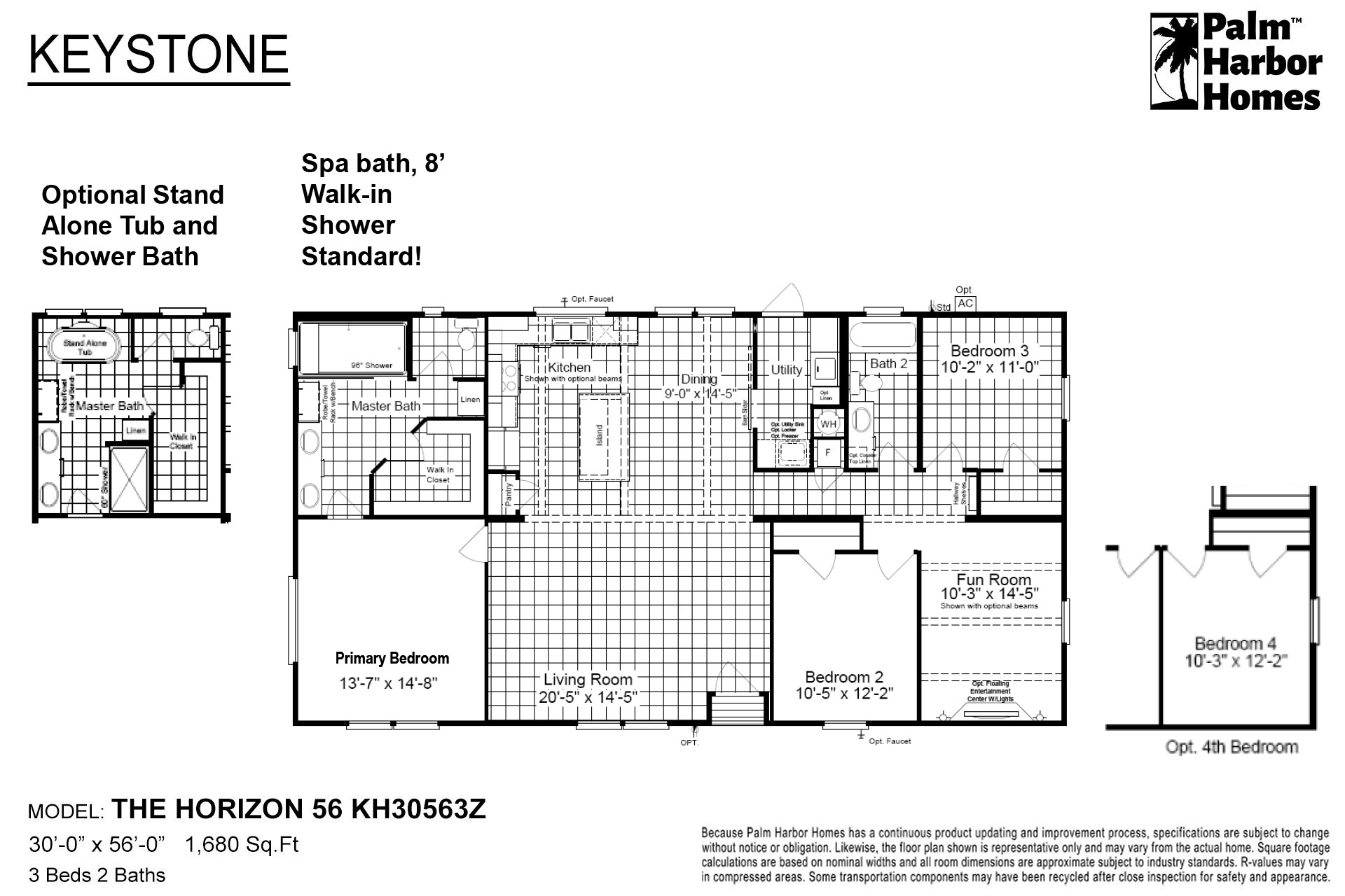 Keystone - The Horizon 56 KH30563Z by Palm Harbor Homes — image 1