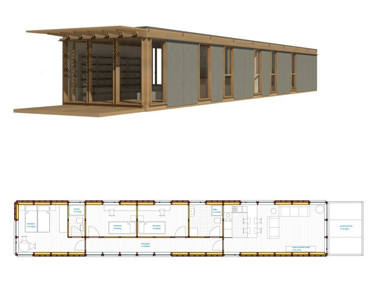 casa prefabricada 3×18. 3D+2B by Ubuild — image 4