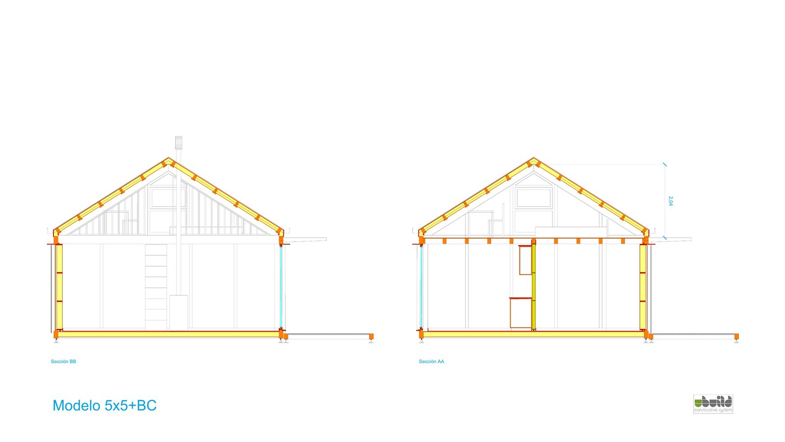 casa prefabricada 5×5+BC by Ubuild — image 4