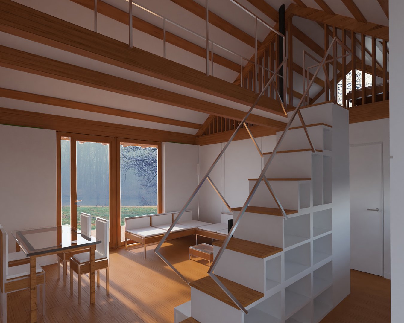 casa prefabricada de madera 5×10+BC by Ubuild — image 2